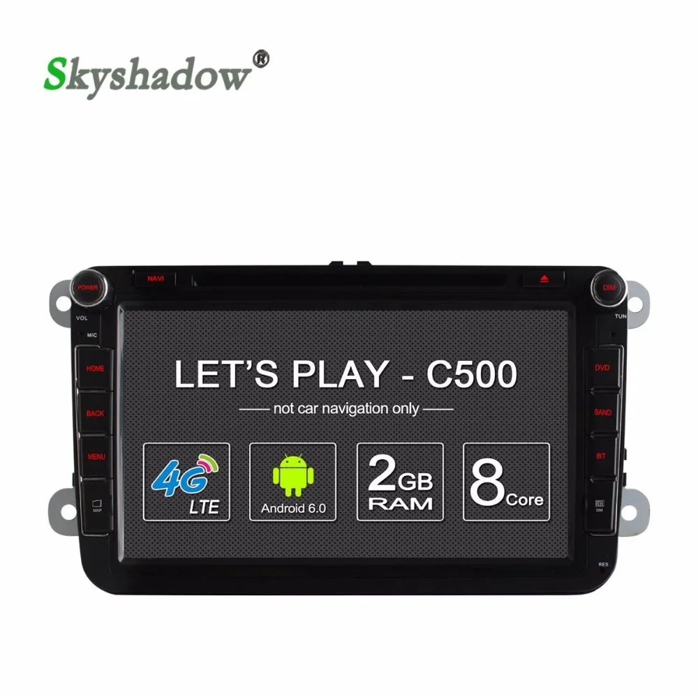 Ownice c500 1024*600 Android 6.0 dvd-плеер Автомобиля 8 Core Для VW Altea XL Леон Sharan Tiguan Golf GPS WIFI BT Радио