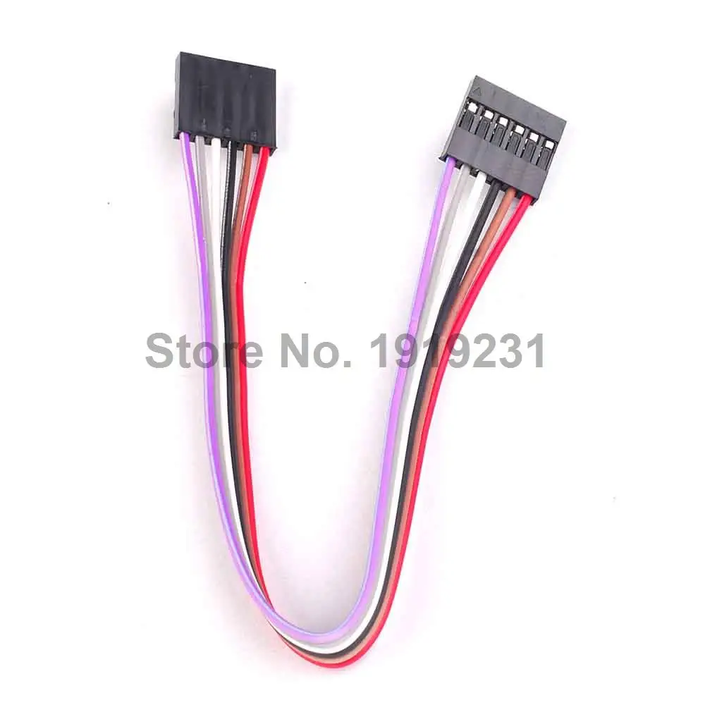 5 шт. 6 pin F/F соединительный провод 200 мм гнездо к гнезду Dupont кабель для Arduino FZ0243 |