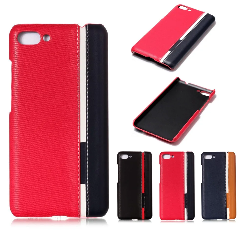 Жесткий Пластик Задняя накладка для ASUS Zenfone 4 Max ZC554KL телефон Case w/Mix-цвет PU кожа