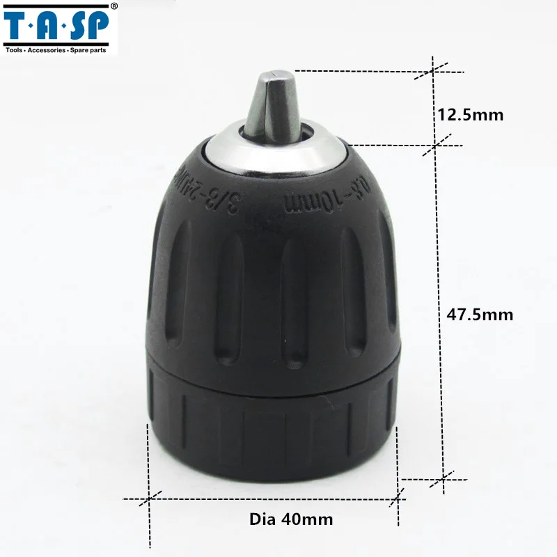 1PC x 10mm Sanou Keyless Drill Chuck 3/8" 24UNF for Electric Drills Power Tools Accessories 1PC x 10mm Sanou Keyless Drill Chuck 3/8" 24UNF for Electric Drills Power Tools Accessories