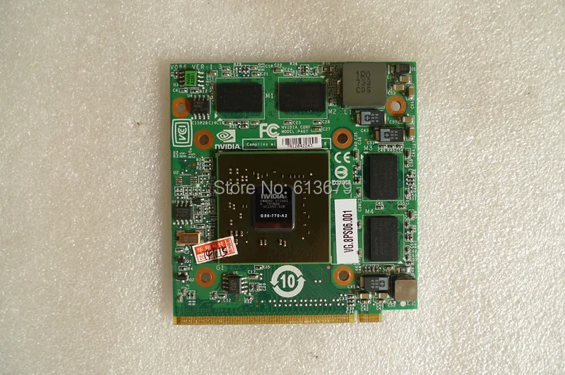 FOR Acer Aspire 5920G 5520 5920 nVidia GeForce VG.8PS06.001 8600 8600M GS G86770A2 MXM II DDR2