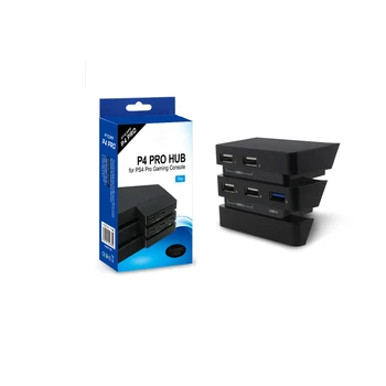 

Multi 5 in 1 HUB USB Converter Expansion Adapter Parts for Sony PS4 PRO Playstation 4 Pro games console and charger accessories