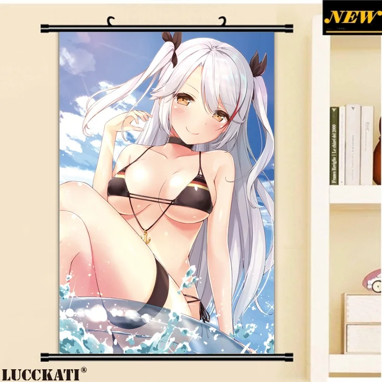 3yande.re 448432 azur_lane bikini garter karutamo prinz_eugen_(azur_lane) swimsuits wet_