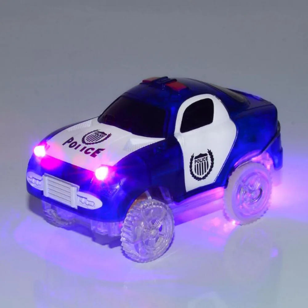 DIY гоночный трек игрушка универсальные аксессуары магическое освещение трек рампа поворот дорожный мост перекресток детские игрушки подарки - Цвет: 6
