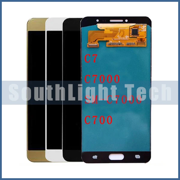 

Grade AAA+++ Super Amoled For Samsung Galaxy C7 C7000 SM-C7000 LCD Display Touch Screen Digitizer Assembly Replacement