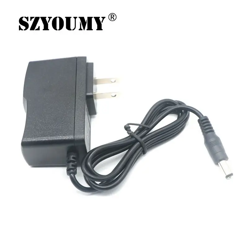 

SZYOUMY DC 9V 1A Power Supply AC 100V-240V Converter Adapter US EU UK AU Plug Charger 5.5mm x 2.1mm for arduino DIY Kit