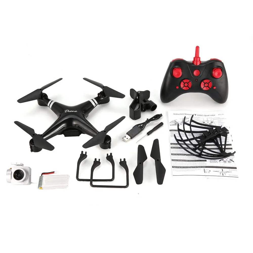 

KY101 WiFi FPV Wide Angle 2MP/720P/1080P Camera Selfie RC Drone Altitude Hold Headless Mode 3D Flips One Key Return Helicopter