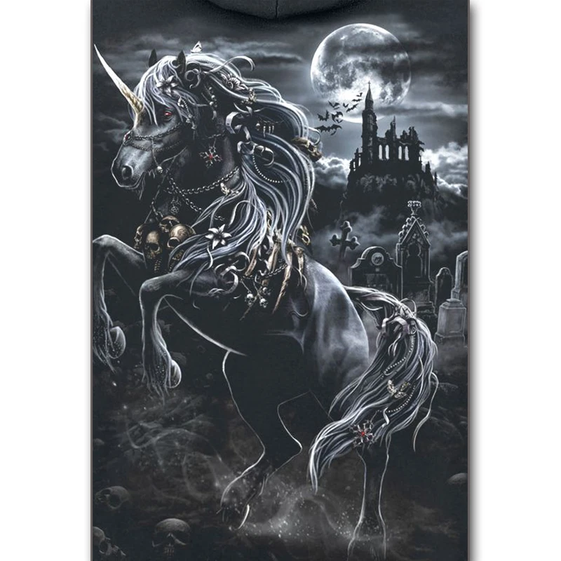 

oneroom "Black Unicorn skull"diamond embroidery puzzles diamond painting sale for mosaic picture of rhinestones cross-stitch
