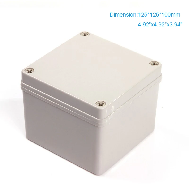 

Free shipping , factory supply plastic waterproof IP66 ABS instrument enclosure use as junction box 125*125*100mm