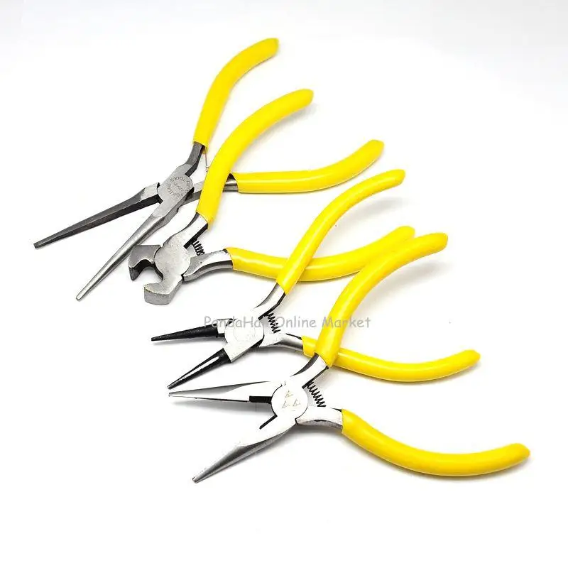 

4pcs/set, DIY Platinum Jewelry Tool Pliers Sets,Carbon Steel, 110~145mm,