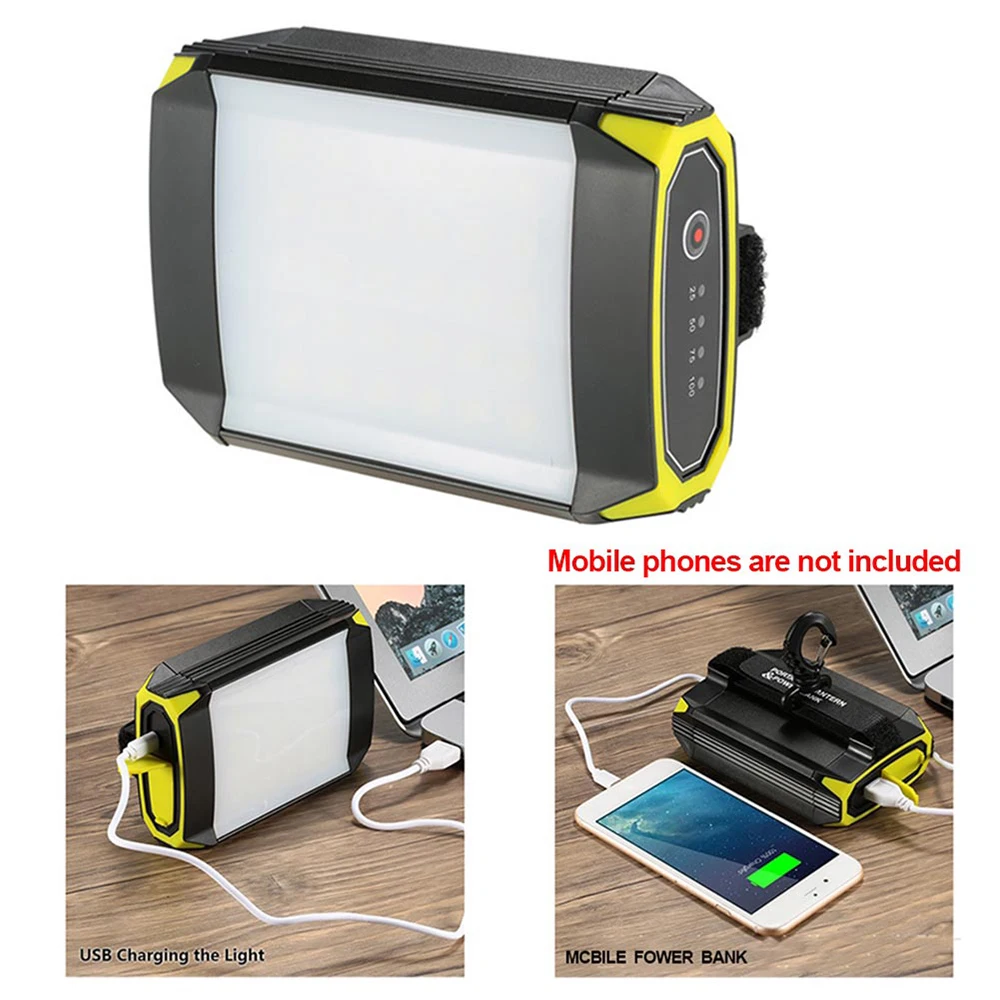 Portable Flashlight Mobile Power Bank USB Port Outdoor Light Hanging Lamp 30LEDS 6000mAh |