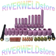 TIG/газовая линза комплект задняя крышка Коллет тела Fit TIG сварочный фонарь SR WP 9 20 25,43 шт