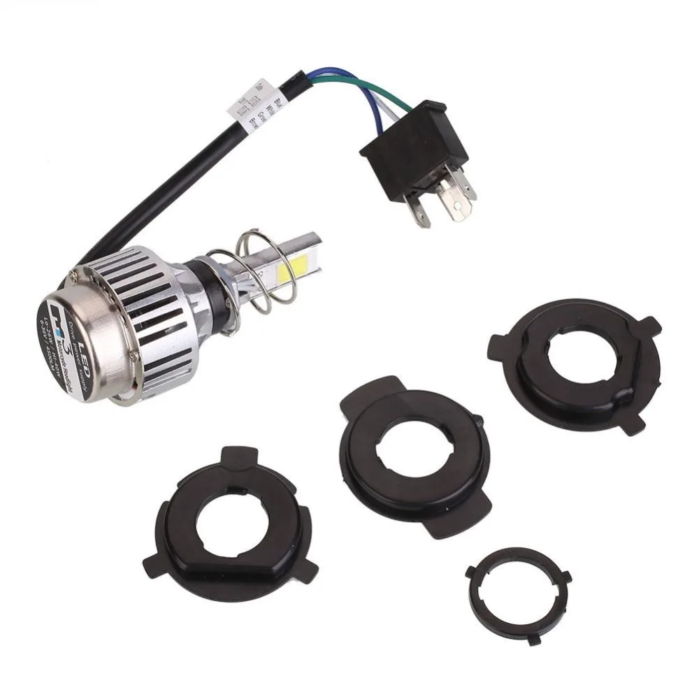 

Vehemo 4000LM 34W H6 H4 COB DC 12V Motorcycle Headlight Fog Lamp White LED Light High Quality Car Accessories 2017 New