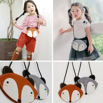 

New And Fashion Classic Toddler Casual Shoulder Bag Children Fox Cartoon Kids Girls Messenger Handbag