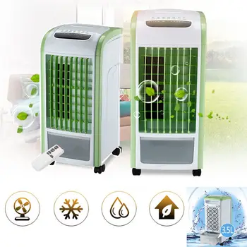 

4 in 1 Air Cooler Green With Remote Control Fan Humidifier and Air Freshener cooling fan plus mobile air conditioning #3J23