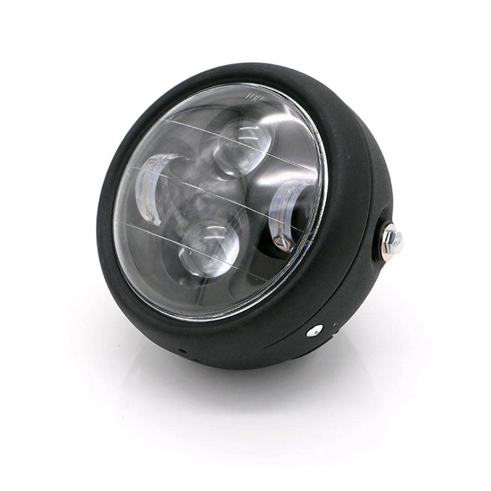 

16.5cm/6.5" High Quality Motorcycle Headlamp Universal For Harley Boober Chopper Vintage Motorbike Custom LED headlight