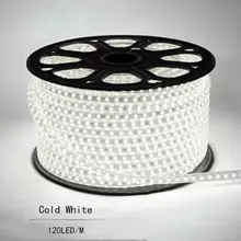 Super bright 220V AC LED Strip 3014 IP67 Waterproof 120LEDs M Flexible Light Power Plug For