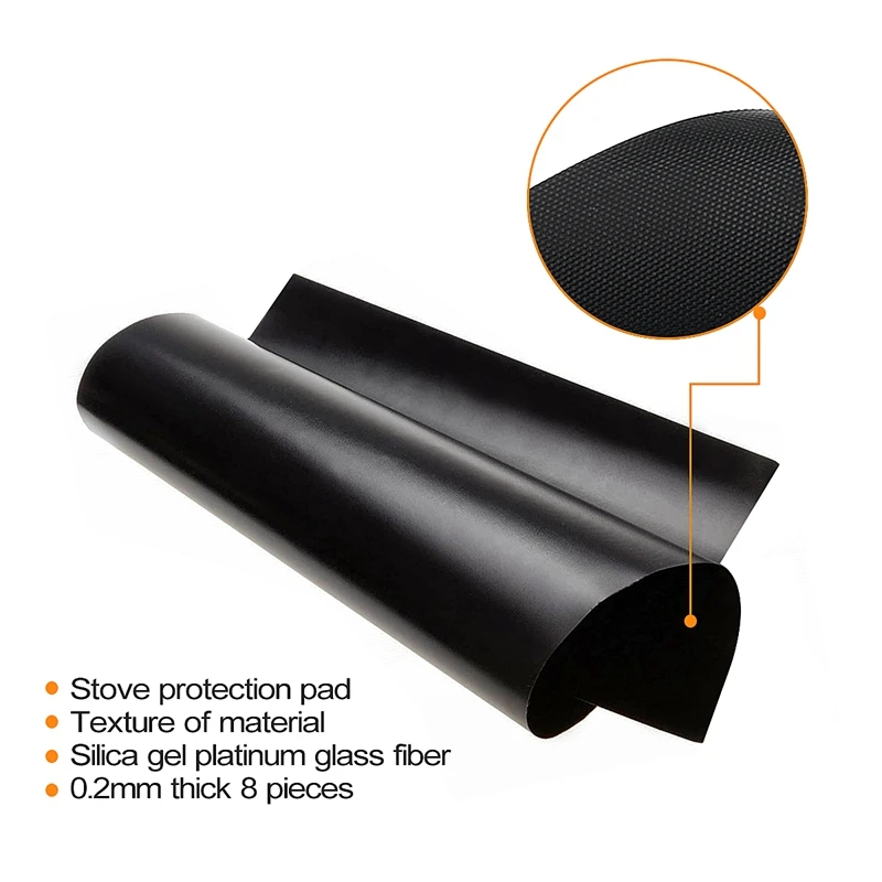 Reusable Foil Gas Hob Range Protectors 2mm thick heavy Stovetop Burner