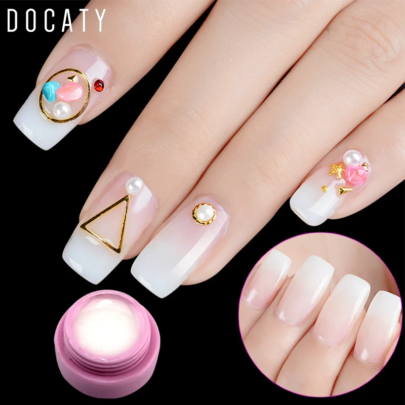 Docaty лак для ногтей Перманентный гель наращивания все маникюра с лаком
