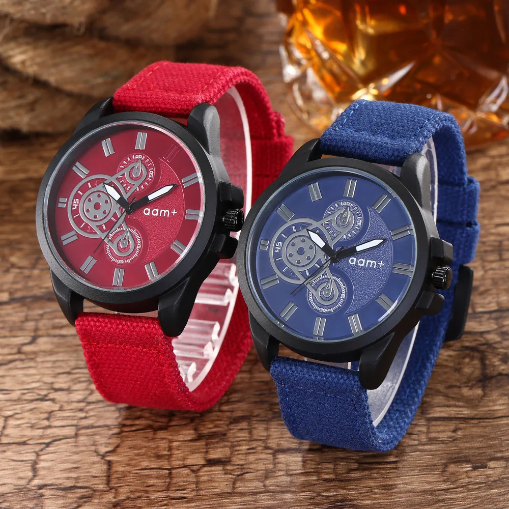 Новый известный бренд для мужчин повседневное кварцевые часы солдат армии Холст ремень Военная Униформа часы спортивные для