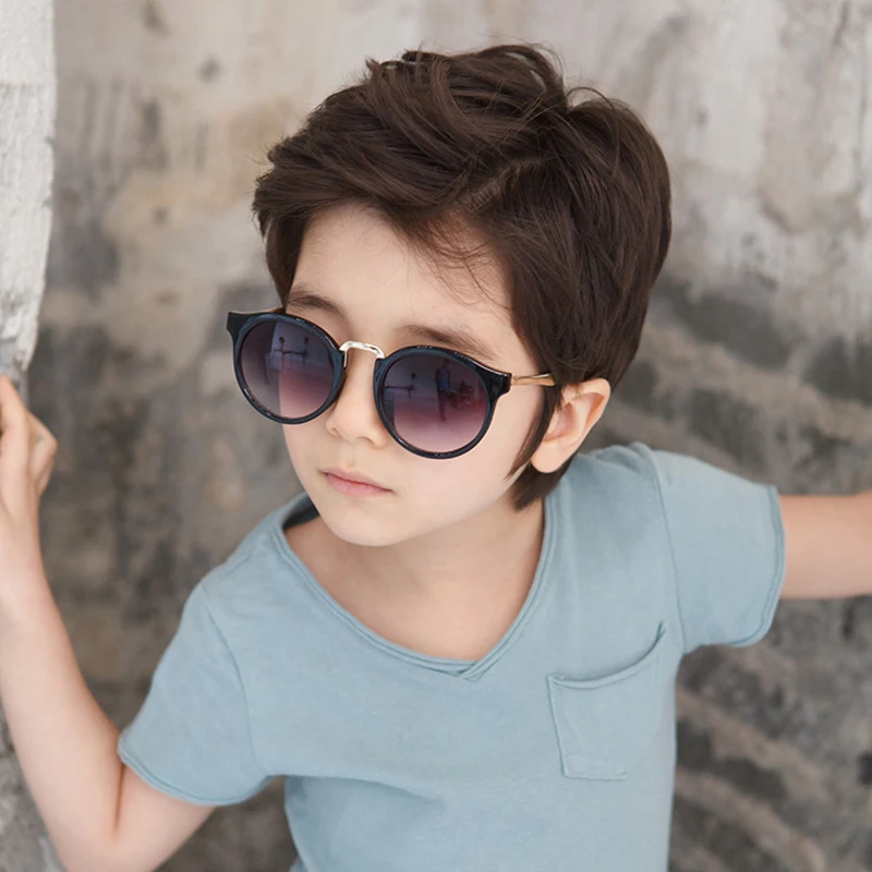 Vazrobe Round Kids Sunglasses for Children Boys Girls Sun Glasses Boy's