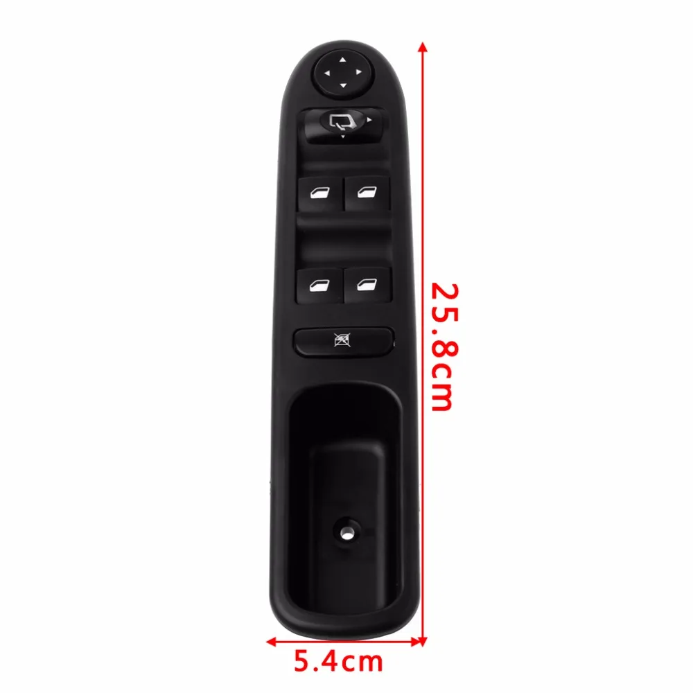 

New 9 Pins 7 buttons Electric Car Left Front Door Switch Window Control Riser For Peugeot 307 307CC 307SW 2000-2007 qiang