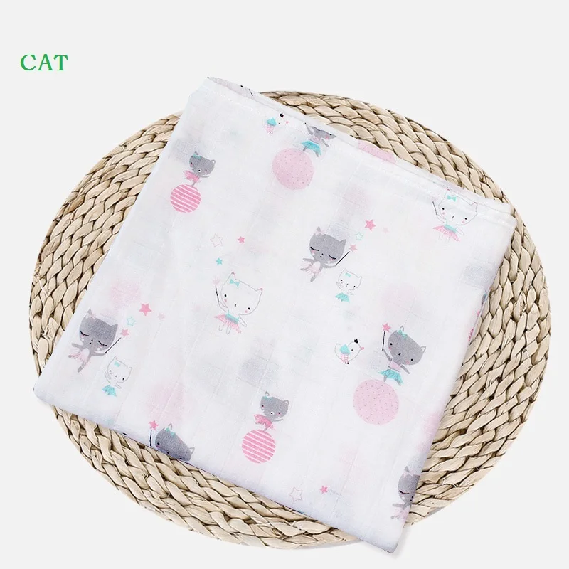 

Muslin Baby Blankets Bedding Props Infant Cotton Swaddle Towel Multifunctional Envelopes For Newborn Soft Receiving Blankets