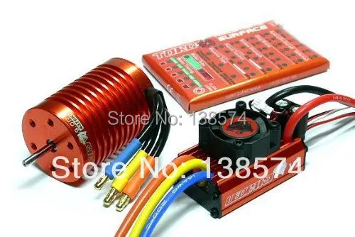 Skyrc Leopard 4370KV 9T 2P бесщеточный мотор+ Toro 60A ESC+ программная карта набор для автомобиля 1/10