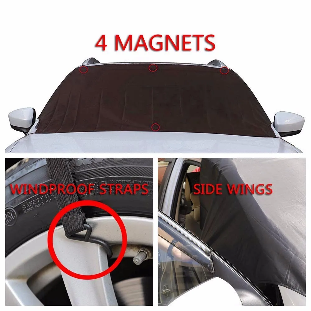 

Car Magnet Windshield Cover Snow Cover Sunshade Ice Snow Frost Protector Windshield car styling