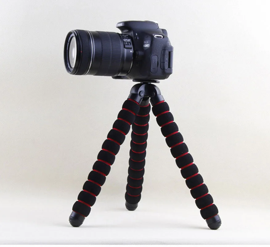 

Kaliou Large Size Table Desk Flexible Sponge Octopus Tripod for Gopro 6 5 4 3 2 1 Canon Nikon Sony Camera DSLR