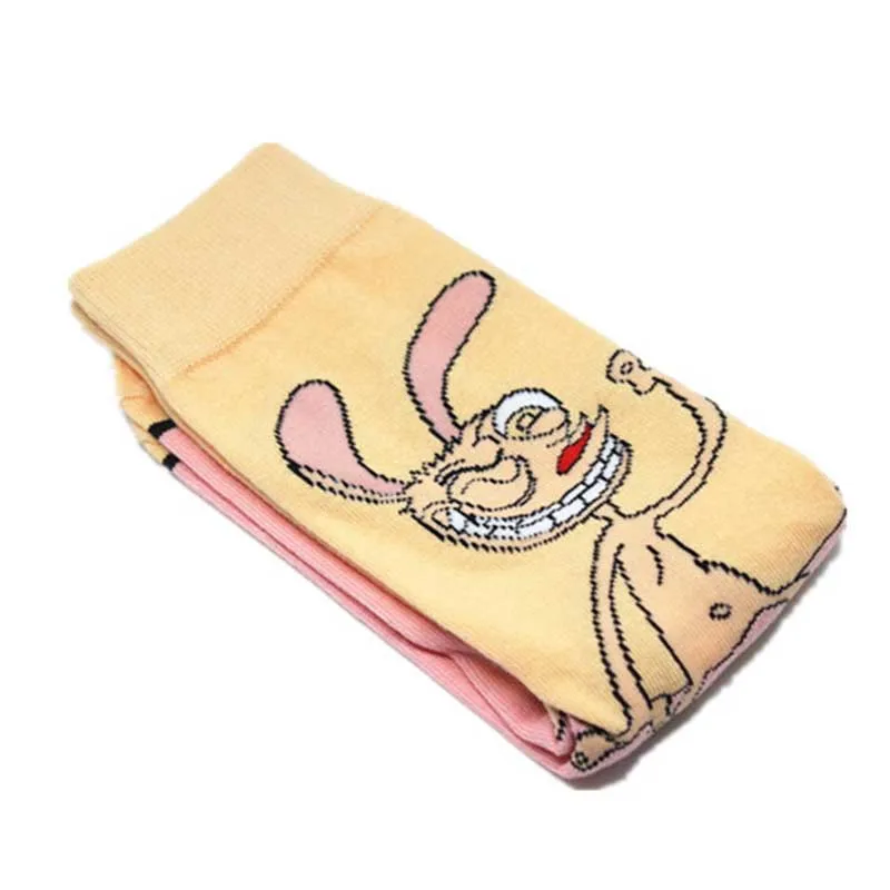 Creative anime print socks fashion funny novelty cartoon men women sock comfort happy colorful stitching cotton Skateboard socks