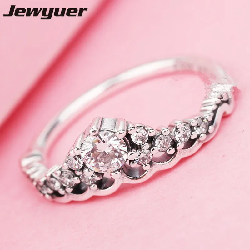 

Autumn Fairytale Tiara Ring 925 sterling silver wedding Rings for women men love anillos fine jewelry Memnon wholesale RIP0145