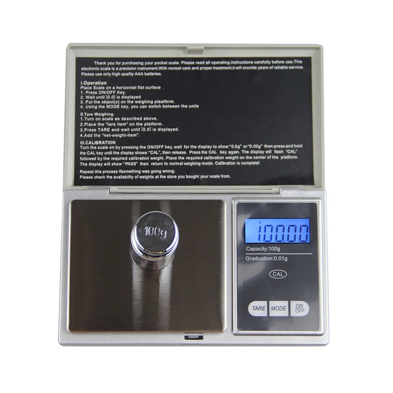 ACCT Mini цифровые карманные весы 100 г x 0 01 ювелирные лабораторные высокоточная