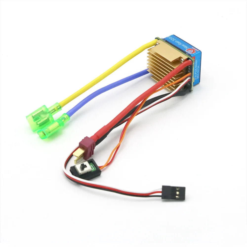 RC ESC 320A 480A почищенный ESC Скорость контроллер с двойным режимом регулятор ленточного тормоза 5V 3A для 1/10 пульт ДУ для дистанционно управляемой машины лодки