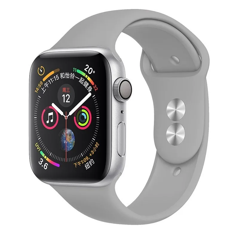 Ремешок для apple watch Группа apple watch 4 3 iwatch Группа 42 мм 38 мм 44 мм 40 мм pulseira correa Браслет Смарт часы аксессуары петля - Цвет ремешка: 11 Fog