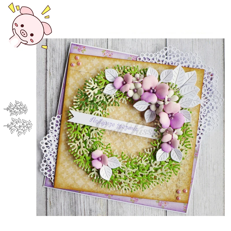 

PP Craft metal cutting dies cut die mold Latest Branch leaves Scarpbook paper craft knife mold blade punch stencils dies