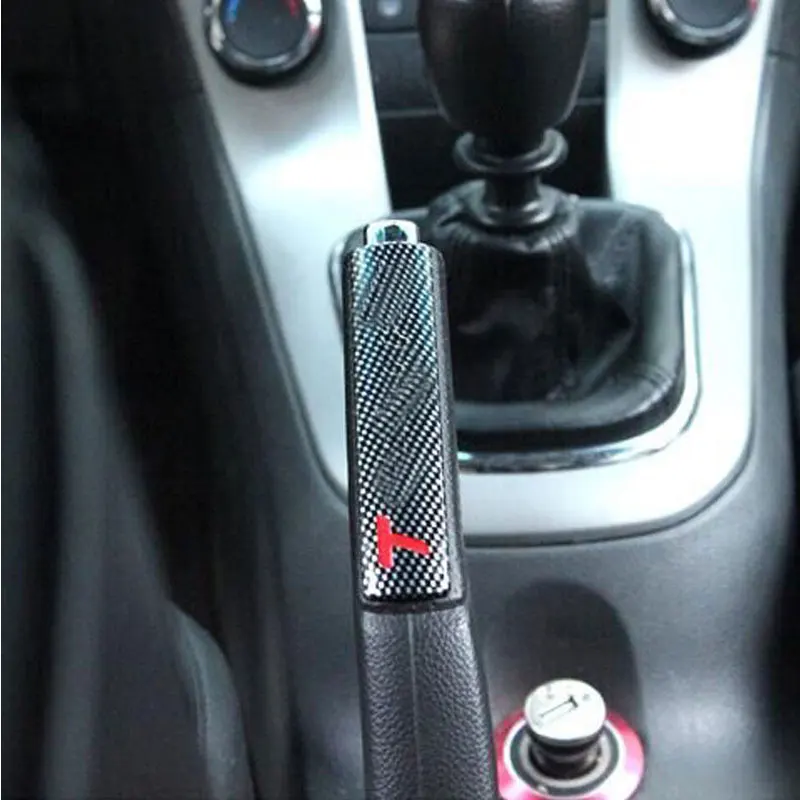 

ABS Carbon Fiber Style Parking Hand Brake Handbrake Cover Trim Decoration Fit For Chevrolet Cruze 2009-2015 Car Styling Covers