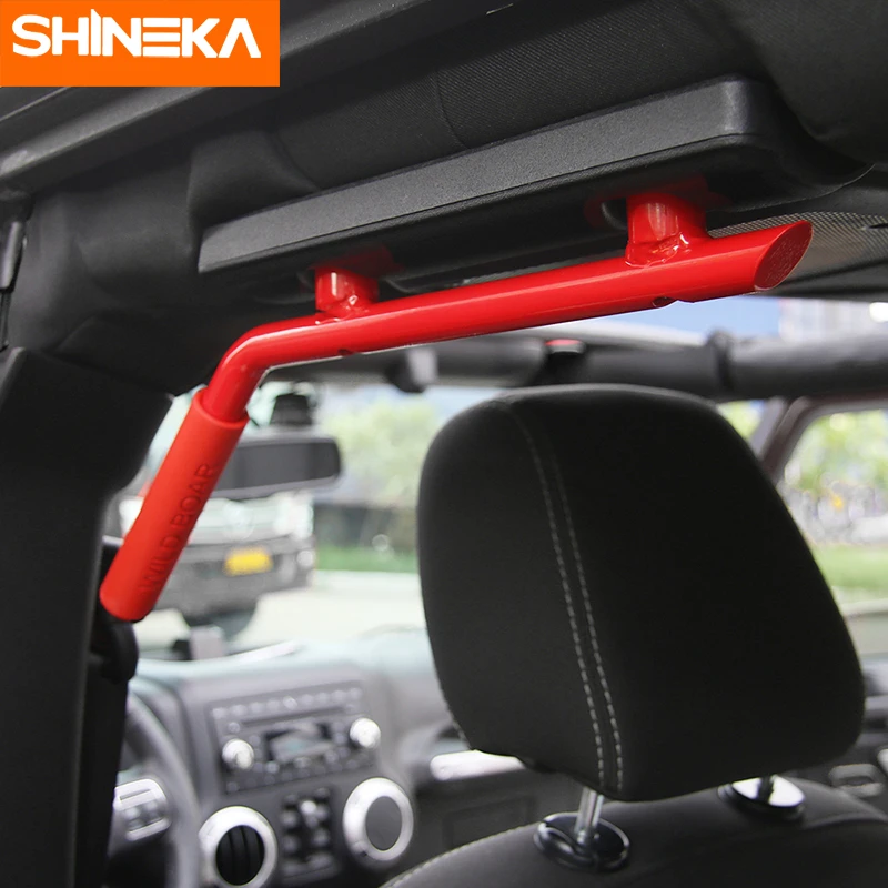 Подлокотники SHINEKA для Jeep Wrangler JK 2007- автомобильный 2/4 дверной передний задний поручень Ручка Комплект Аксессуары для Jeep Wrangler JK