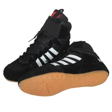 Профессиональная Мужская обувь для борьбы, боксерская обувь, дышащая профессиональная экипировка для борьбы с боевыми тренировками, тренировочные ботинки, размер 35-46