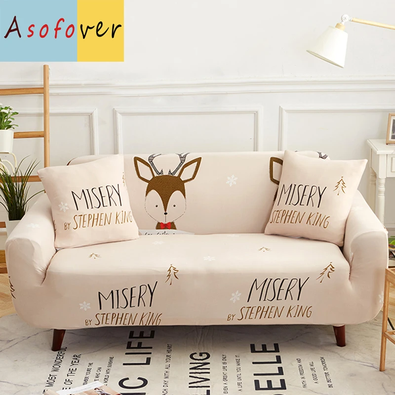Чехол для дивана asofver Bear, эластичный чехол для дивана Cubre, растягивающиеся покрытия для мебели, Защитные чехлы для диванов для гостиной - Цвет: 8