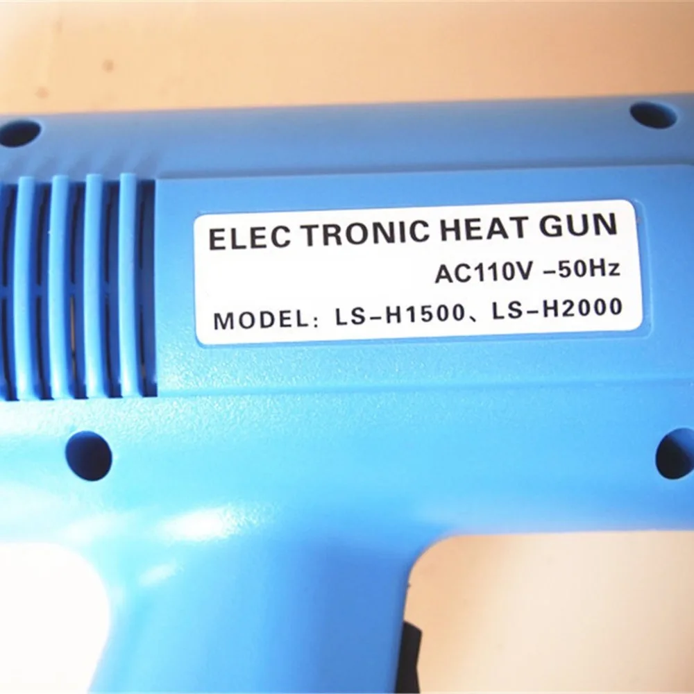 110 в 2000 Вт Воздушный пистолет термостат цифровой дисплей автомобиля фольги пистолет для обжига Термоусаживаемая пленка фен для волос промышленный горячий воздух воздуходувка