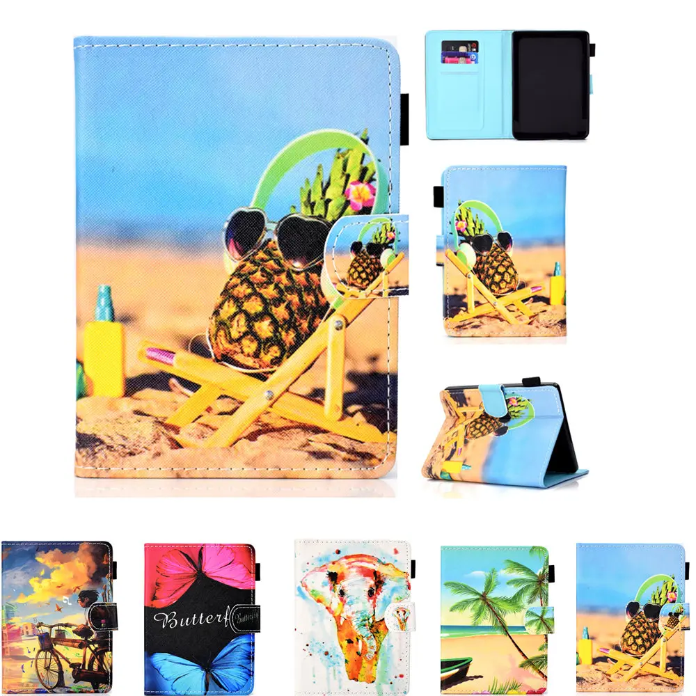 

PU Leather Case for All-new Amazon Kindle Paperwhite 4 10th Gen 2018 E-reader Cover Full Protetive Shockproof Case