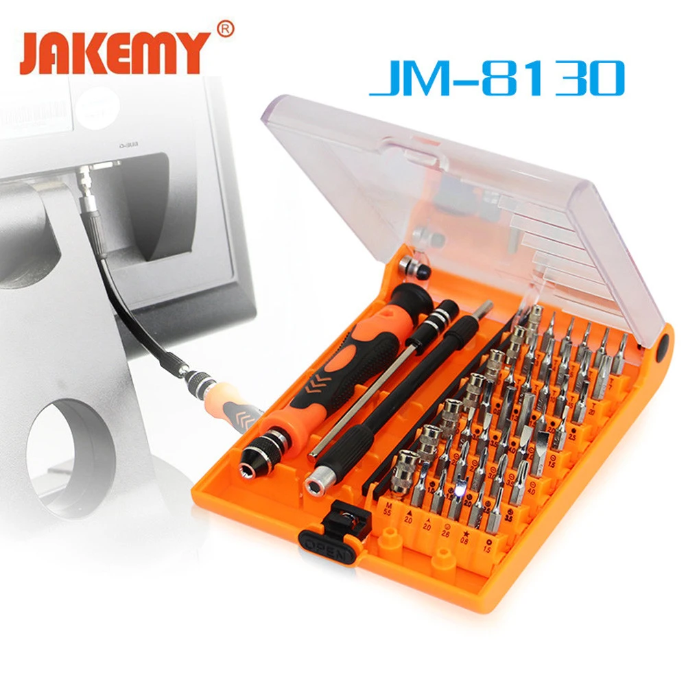 

Interchangeable 45 In 1 Screwdriver Set Magnetic Precision Screw Driver Bits Phone Repair Hand Tools for iPhone iPad PC