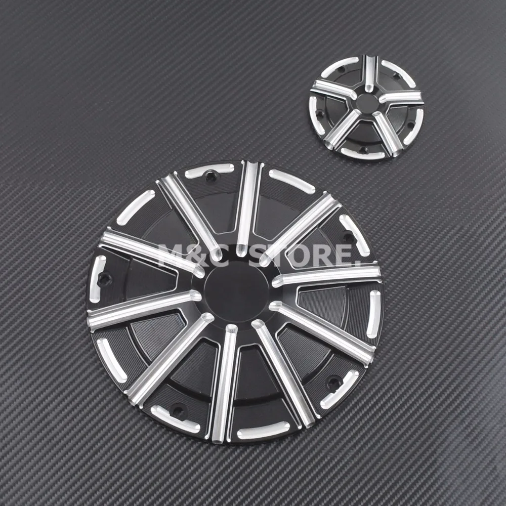 Chrome Black Derby Cover Timer Timing Cover CNC Engine Cover For Harley Touring Road King Street Gl