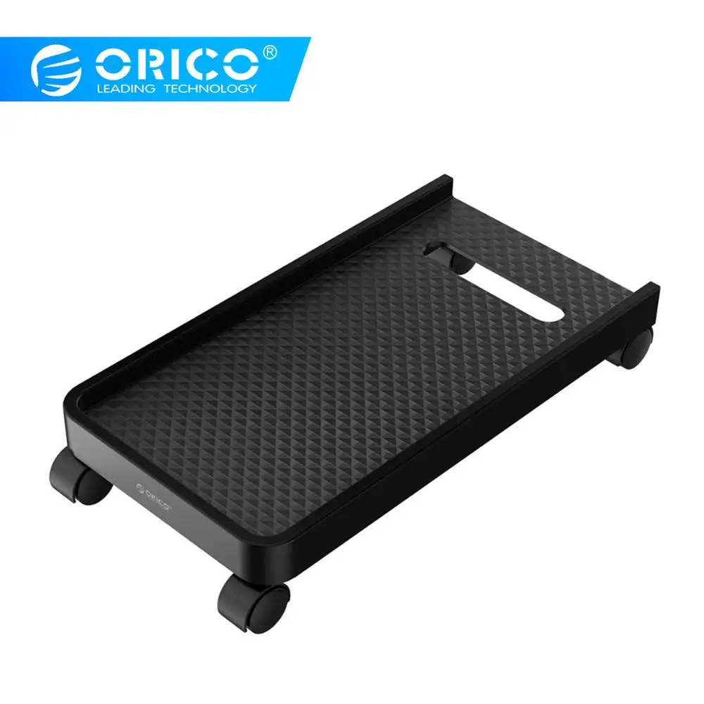 ORICO Computer Host Bracket Computer CPU Stand with Wheels Stable Vertical For Computer Cases PC Towers Waterproof CPU Stand