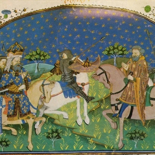 Charlemagne Saved by Roland Who Defeats Helmont Poster Print by Science Source (36 x 24)