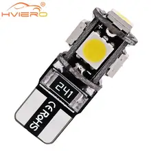 T10 5050 5SMD Белый Синий Автомобиль Led Canbus W5w 194 безотказная DC 12V парковочная лампа Клиренс клиновидный купольный светильник декодер знак Trun Led