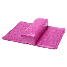 Мягкая подушка для рук, подушка и подставка для ногтей, подставка для рук, держатель для маникюра, аксессуары для дизайна ногтей, Роза из искусственной кожи