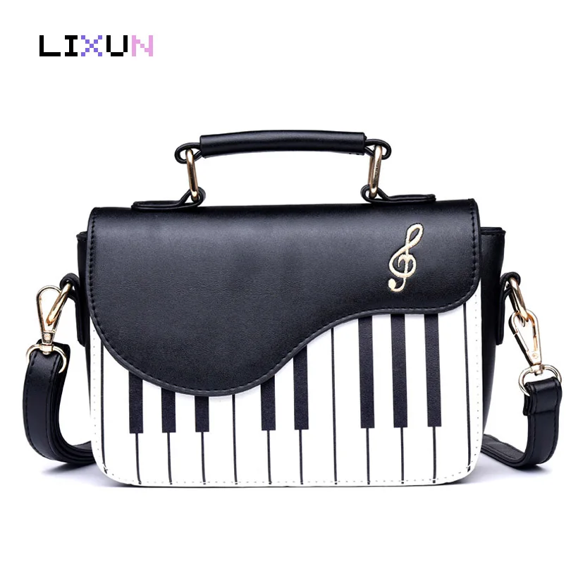 

Fashion Ladies Piano keys Pu Leather Handbag Women Shoulder Bags Female Embroidery Crossbody Messenger Bag Girls Tote Bolsas