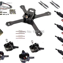 FPV QAV-X 214 мм гоночный Квадрокоптер 2204 2300KV+ NAZE32 Rev6 6DOF+ SimonK 12A ESC